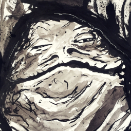 <strong>"Jabba" - 15 minutes doodle (2016</strong><br>"Jabba" - 15 minutes doodle<br />
(Ink on paper) 2016.