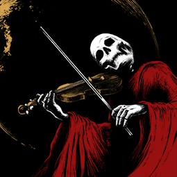 <strong>"The Fiddler" (alternate version) Illustration for the HEAVY MONTREAL 2014</strong><br>Alternate version of "The Fiddler" <br />
Didn't make it to the final print. 2014