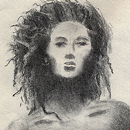 <strong>Woman sketch</strong><br>Very old woman sketch<br />
<br />
(Pencil on paper). 1999