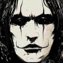 <strong>"Eric Drave" sketch (2022)</strong><br>"Eric Drave" sketch<br />
From the movie The Crow<br />
(Procreate / IPad Pro) 2022.<br />
Available as a print