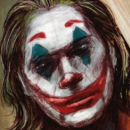<strong>"Joker" sketch (2020)</strong><br>Quick "Joker" sketch<br />
( Procreate / IPad Pro ) 2020.